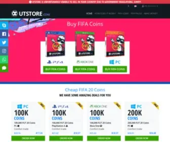 Utstore.com(Buy FIFA Coins) Screenshot