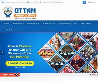 Uttampublicschool.com(Uttam Public School) Screenshot