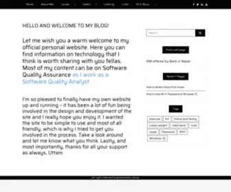 Uttamshrestha.com.np(Uttam Shrestha uttamshrestha about.me page) Screenshot