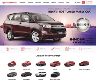 Uttamtoyota.com(Uttam Toyota) Screenshot