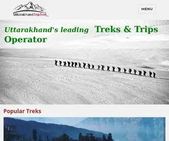 Uttarakhandtriptrek.com(Uttarakhand Trip Trek) Screenshot