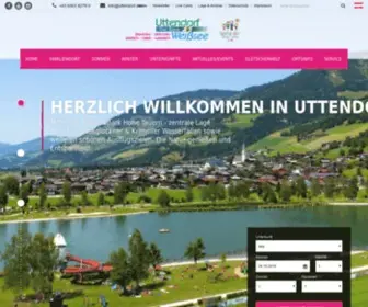 Uttendorf.com(Österreich) Screenshot