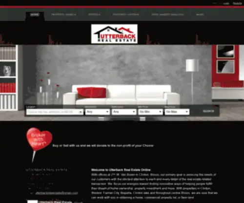 Utterbackrealestate.com(Utterback Real Estate) Screenshot