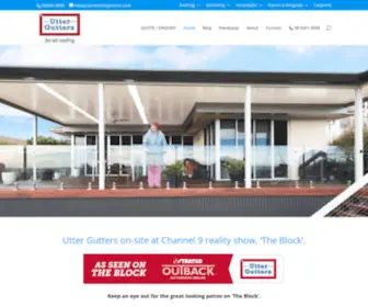 Uttergutters.com.au(Utter Gutters) Screenshot