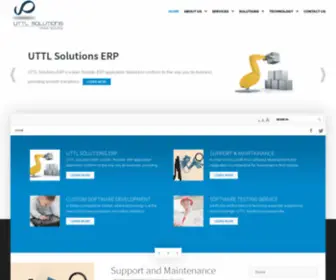 Uttlsolutions.com(Think) Screenshot