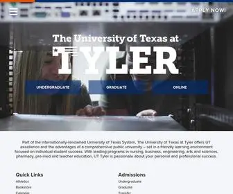 Uttyler.edu(The University of Texas at Tyler) Screenshot
