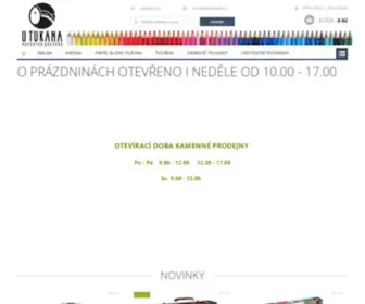 Utukana.cz(Vítejte na našich stránkách Výtvarných potřeb) Screenshot