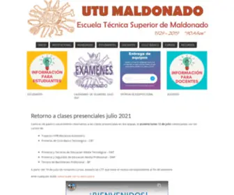 Utumaldonado.edu.uy(UTU Maldonado) Screenshot