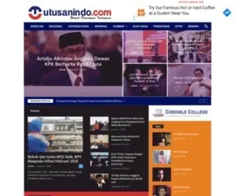 Utusanindo.com(Untuk Persatuan Indonesia) Screenshot