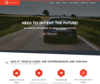 Utvehiclecheck.com(UT Vehicle Check) Screenshot