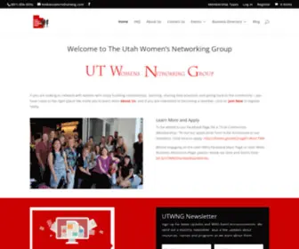 UTWNG.com(Utah Women's Networking Group) Screenshot