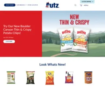 Utzsnacks.com(Utz Quality Foods) Screenshot