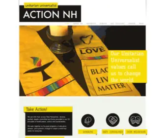 UUactionnh.org(Social Justice) Screenshot