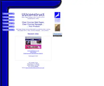 UUconstruct.co.uk(Web Page design and Construction) Screenshot