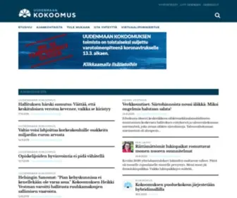 UUdenmaankokoomus.fi(Uudenmaan Kokoomus) Screenshot