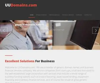 UUDomains.com(Domain name resellers) Screenshot