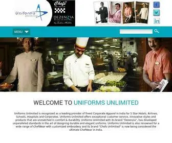 UUindia.com(Uniforms Unlimited) Screenshot