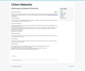 UUism.net(UUism Networks) Screenshot