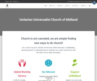 UUmidland.org(Unitarian Universalist Church of Midland) Screenshot