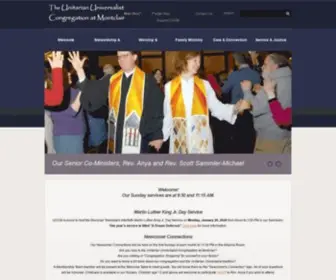 UUmontclair.org(The Unitarian Universalist Congregation at Montclair) Screenshot