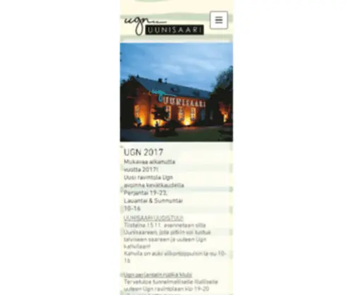 UUnisaari.com(Etusivu) Screenshot