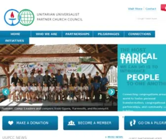 UUPCC.org(Unitarian Universalist Partner Church Council) Screenshot