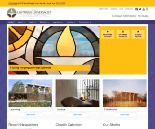 UUrockford.org(The Unitarian Universalist Church) Screenshot