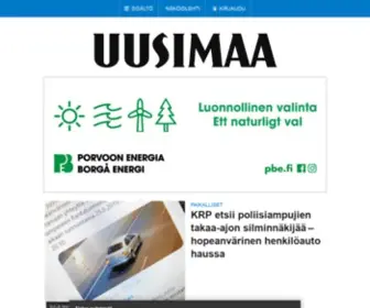 UUsimaa.fi(Etusivu) Screenshot