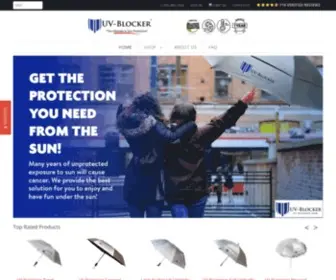 UV-Blocker.com(Uv umbrella) Screenshot