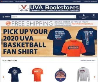 Uvabookstores.com(The UVA Bookstores online) Screenshot