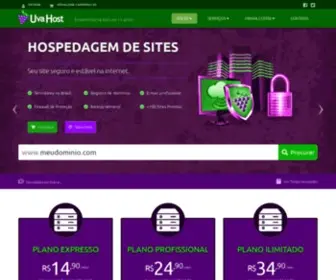 Uvahost.com(Hospedagem) Screenshot