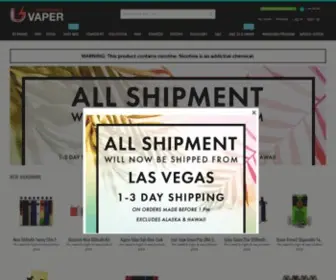 Uvapereast.com(Vapor Wholesale Distributor) Screenshot