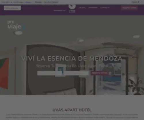 Uvasapart.com(Uvas Apart Hotel) Screenshot