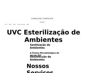 Uvcesterilizacao.com.br(Início) Screenshot