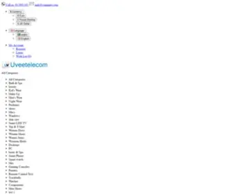 Uveetelecom.com(Online Shopping Hub) Screenshot