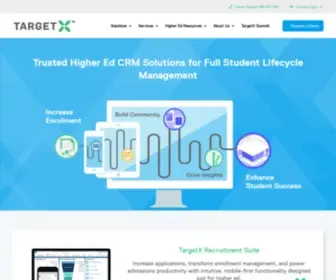 Uversity.com(TargetX) Screenshot