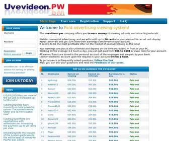 Uvevideon.pw(Viewing payed advertising sites) Screenshot