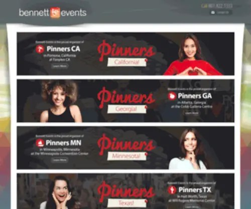 Uvexpo.com(Bennett Events) Screenshot