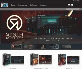 Uvisoundsource.com(UVI) Screenshot