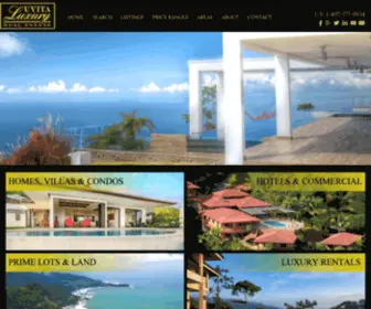 Uvitaluxury.com(Uvita Luxury Real Estate) Screenshot