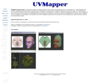 Uvmapper.com(UV Mapping Software) Screenshot