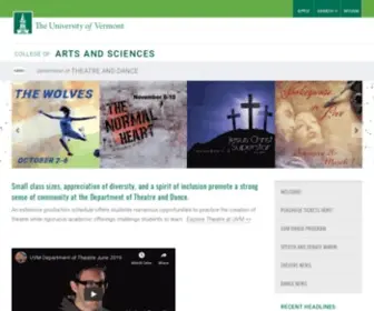 Uvmtheatre.org(Uvmtheatre) Screenshot