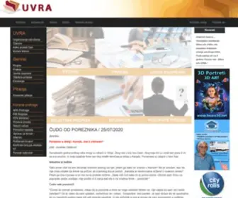 Uvra.net(Početna) Screenshot