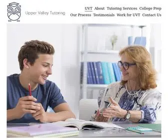 Uvtutoring.com(Upper Valley Tutoring) Screenshot