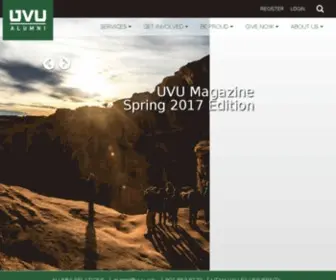 Uvualumni.org(Uvu alumni) Screenshot