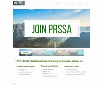 Uvuprssa.org(UVU PRSSA) Screenshot