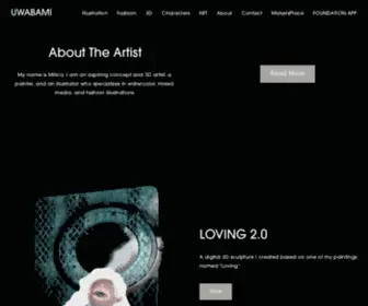 Uwabami-ART.com(Milica Tovilovic) Screenshot