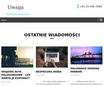 Uwagafonoholizm.pl(Uwaga) Screenshot