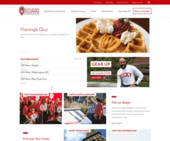 Uwalumni.com(Where Badgers Belong) Screenshot