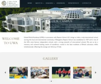 Uwa.org.in(International School Bangalore) Screenshot